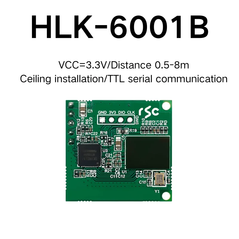 LD6001B Бесплатная доставка, высокоточный многоцелевой 3D индукционный миллиметровый радарный модуль, волновой радар