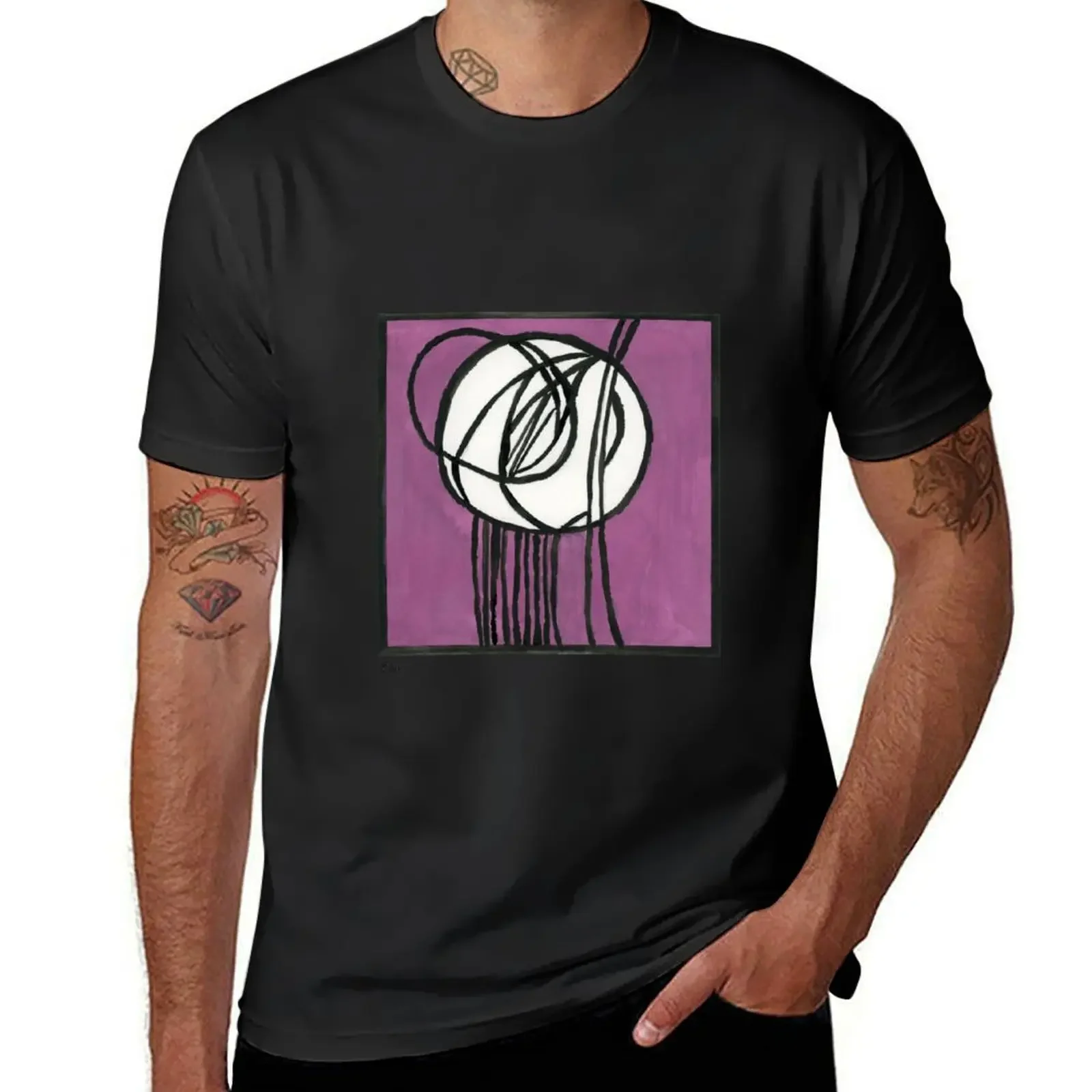 Rosebud Glass Panel by Charles Rennie Mackintosh - Watercolor T-Shirt plain aesthetic clothes mens fashion