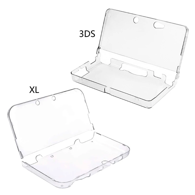 Plastic for 3DS XL LL / 3DS Case Consoles Clear Cover image 2