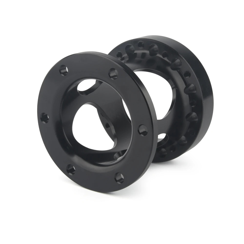 New Hollow Out Universal Steering Wheel Hub Spacer 51/76/101 mm Steering Wheel Hub Boss Kit Adapter Spacer Black