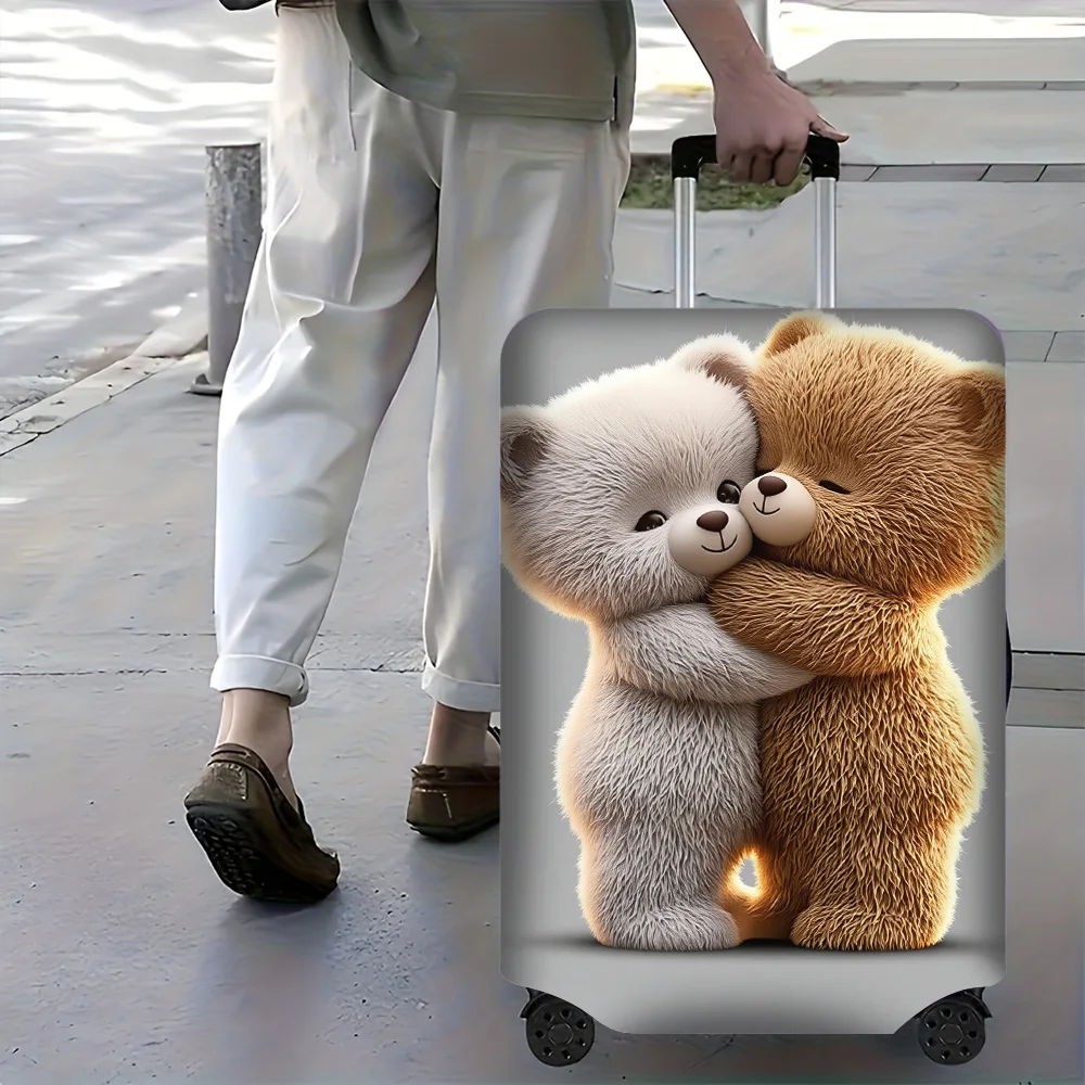 1-capa-de-bagagem-com-estampa-de-urso-de-pelucia-para-tamanhos-de-bagagem-de-18-a-32-polegadas-acessorios-de-viagem-elasticos-e-a-prova-de-poeira-para-proteger-efetivamente-suas-malas