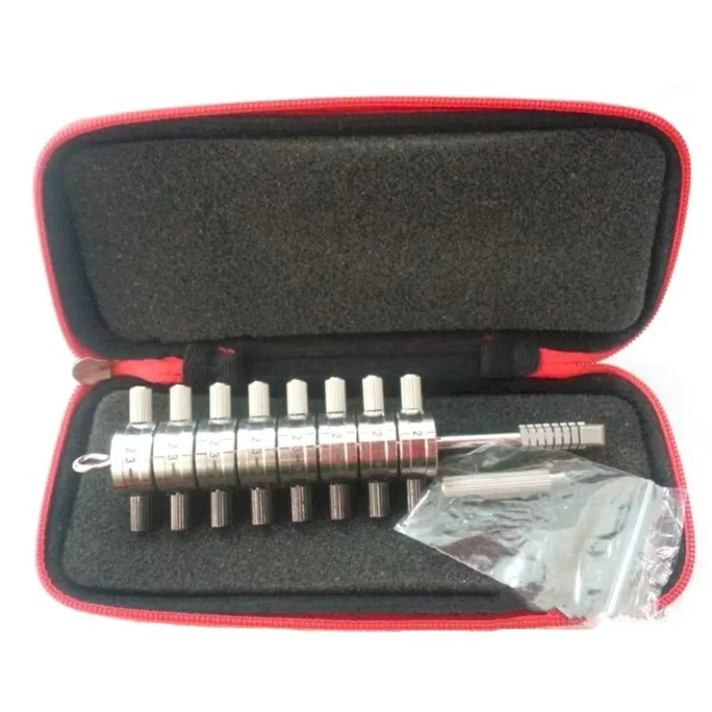HUK FO21 Premium Tibbe 6/8 Schneidwerkzeug-Set für Fahrzeugschlüssel von Ford und Jaguar