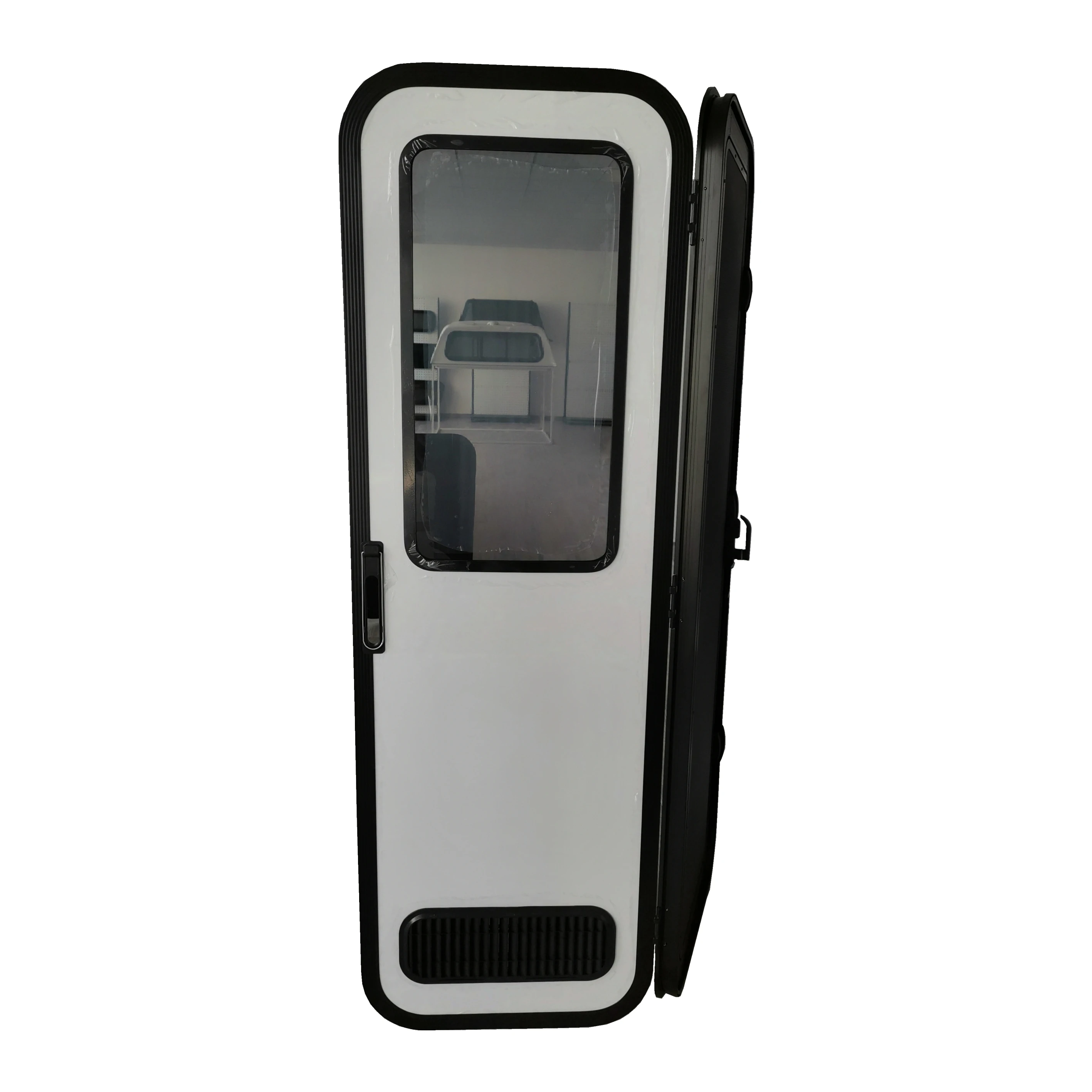 2024 Aluminum Alloy DOOR Frame Three-point Linkage Lock Caravan Trailer RV Door With Insect Proof Door
