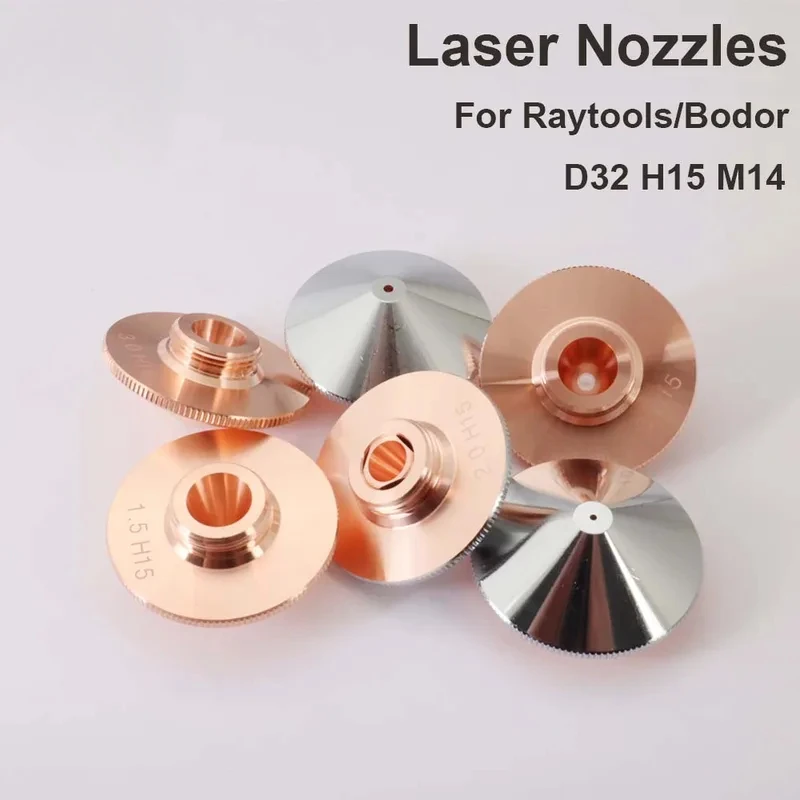 Raytools Nozzle Single/Double Layer Dia.32mm Caliber 0.8-5.0mm For Empower Fiber Laser Head Bodor Glorystar Laser Machine