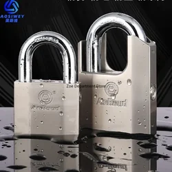 Super B Grade Padlocks Silver Color Portable Lock Security Anti-Theft Rustproof Luggage Suitcase Gym Padlock Door Lock
