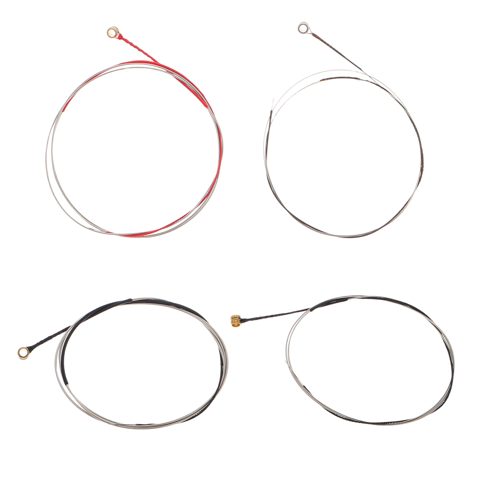 

4pcs Universal Violin Strings Set Diy Assembly Replacement Pack Durable Easy Install Professional String Repair Supplies For 1/4