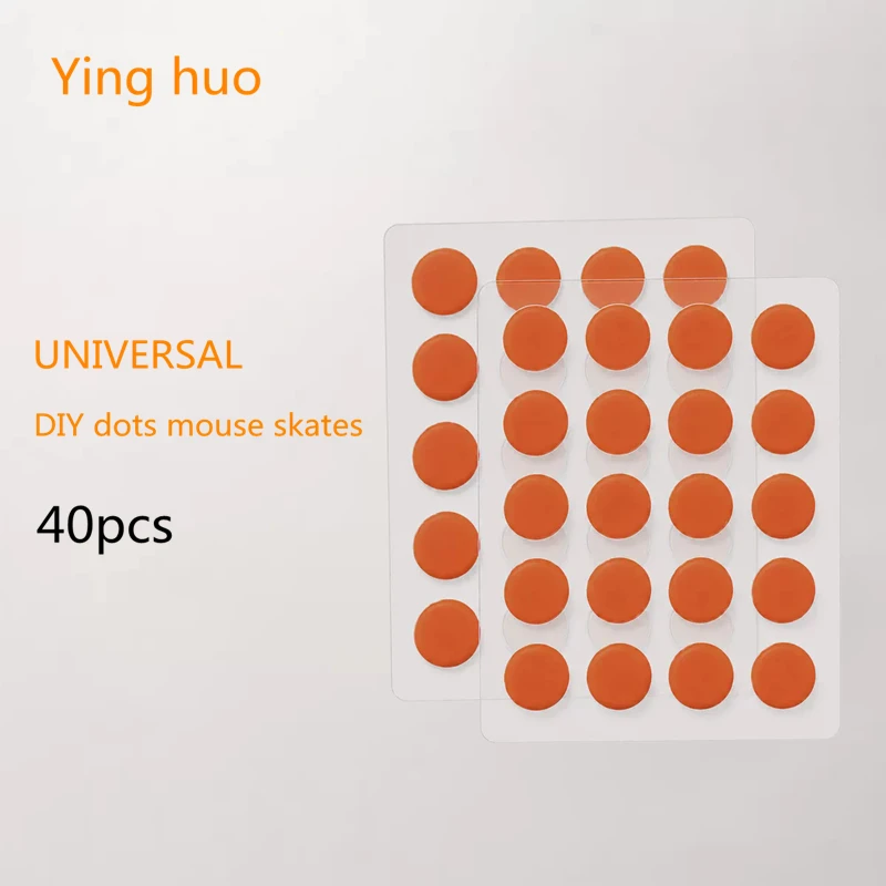 Yinghuo Universal DIY Small Dot Balanced Control Anti-Collapse Anti-Static Mouse Skates UPE Stable Smooth Mouse Glides Feet