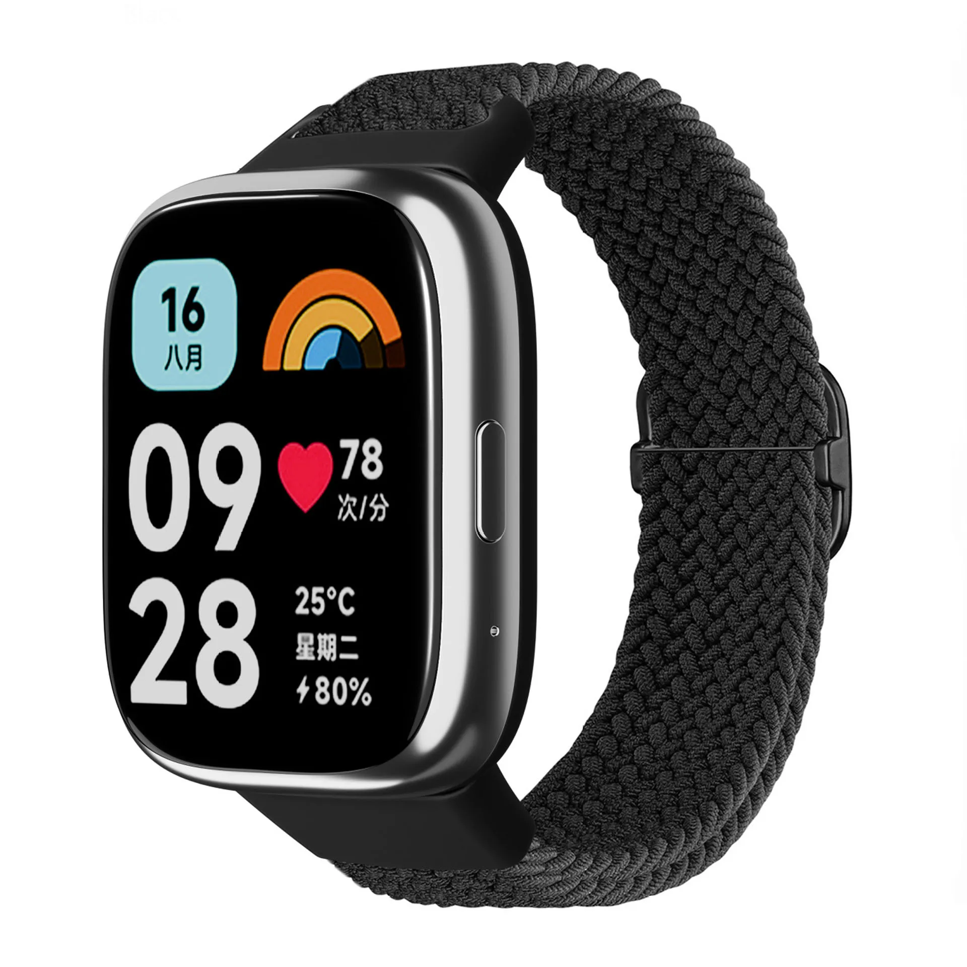Braided Strap for Xiaomi Redmi Watch 3 active Straps accessories sport Nylon Breathable Replacement Correa for Redmi 3 Lite band image 2
