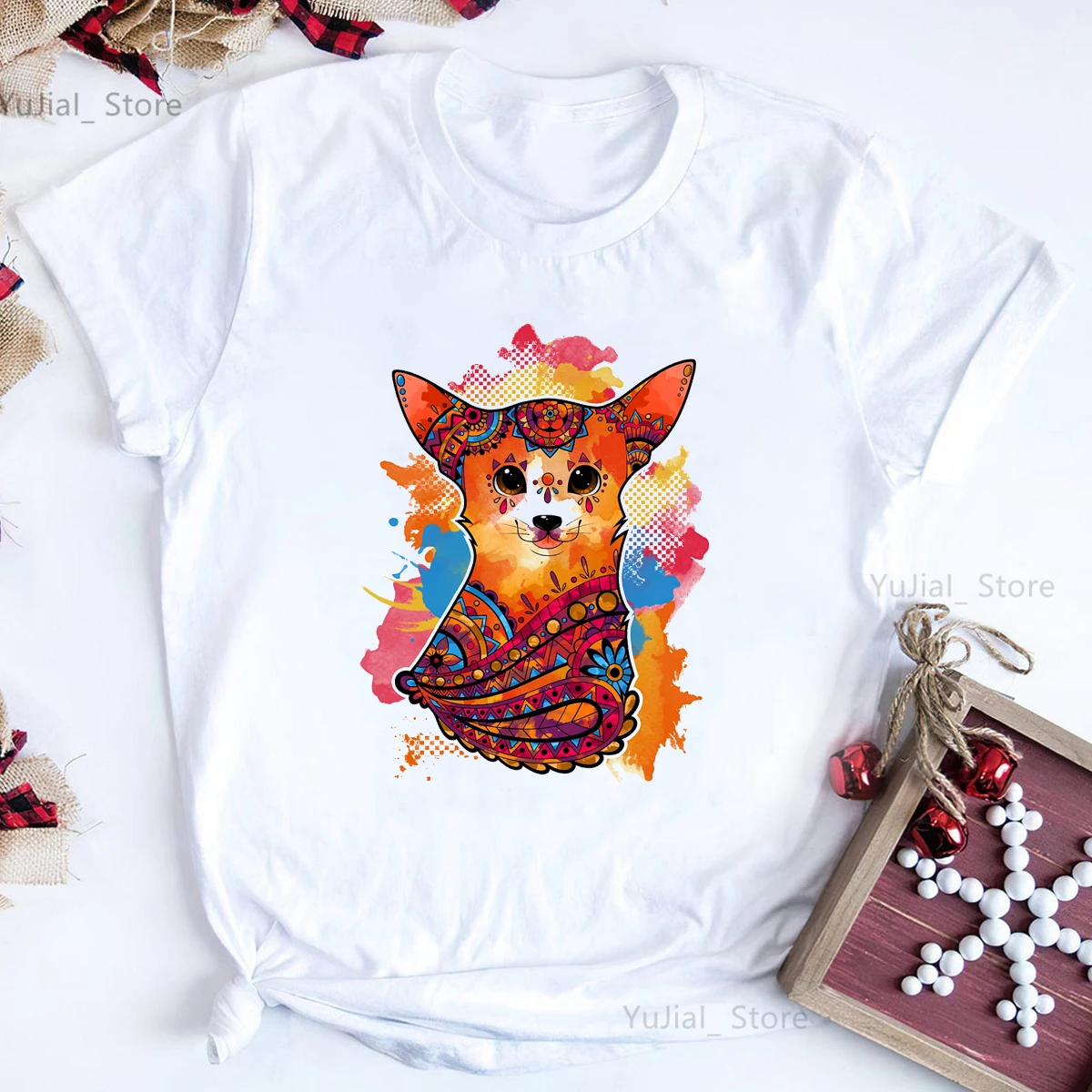 2023 Hot Sale Funny Tshirt Girls Italian Greyhound/Bohemian Corgi/Bohemian French Bulldog/Chihuahua/Daschund T Shirt Women