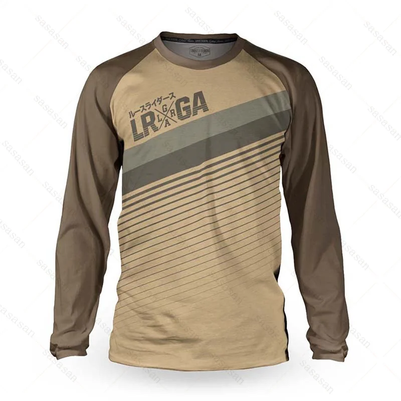 Loose Rider Long Sleeve Jersey Off Road Enduro Shirt BMX DH Mountain Bike Jersey MTB Bike Riding Breathable Clothing