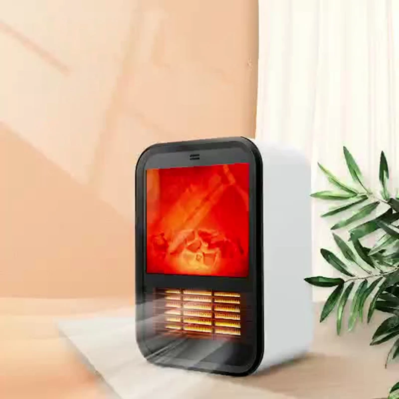 Mini elektrische Lüfter Heizung Fernbedienung tragbare Desktop Haushalt Plug-In Raumheizung Luft heizung Raum EU-Stecker