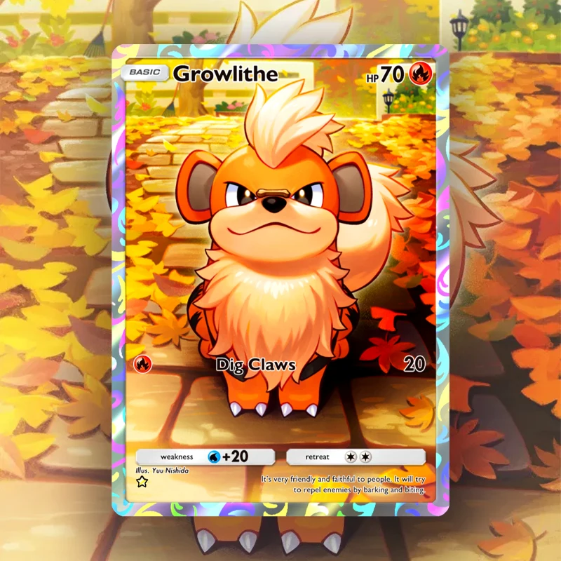 

PKM Pocket TCG Growlithe Umbreon Sylveon Leafeon Flareon With Textures Special Art Foil High Quality Anime Collection Game Cards