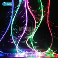 360° Swivel Pixel Pro LED fiber optic dance space whips light up rave toy