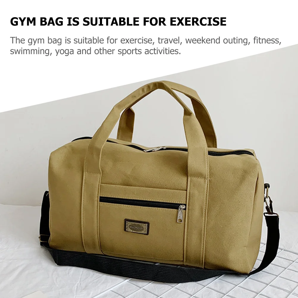 Large Capacity Travel Bag Men Sports Gym Tote Bag Portable Adjustable Shoulder Strap Outdoor Fitness Workout Swimming Yoga