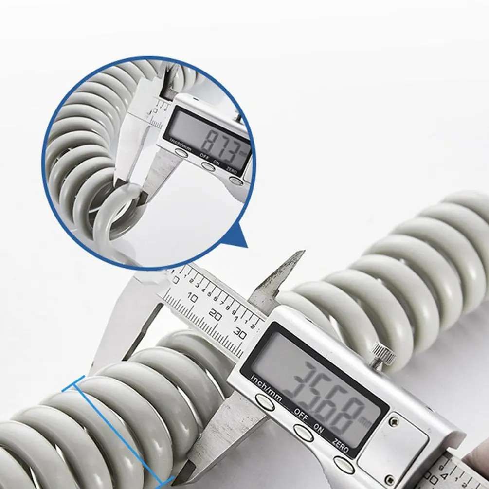 1.5/2/3m tubo doccia telescopico spirale molla tubo wc Bidet spruzzatore linea telefonica tubo idraulico accessori per il bagno