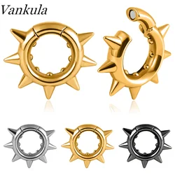 Vankula 2pc Ear Hanger Weights for Stretched Ears Gauges Stainless Steel Ear Plugs Gauges Stretching Kit Fashion Body Jewelry