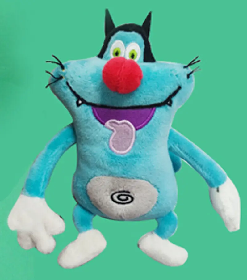 Rare 4pcs Oggy and the Cockroaches plush toy dolls oggy olivia jack
