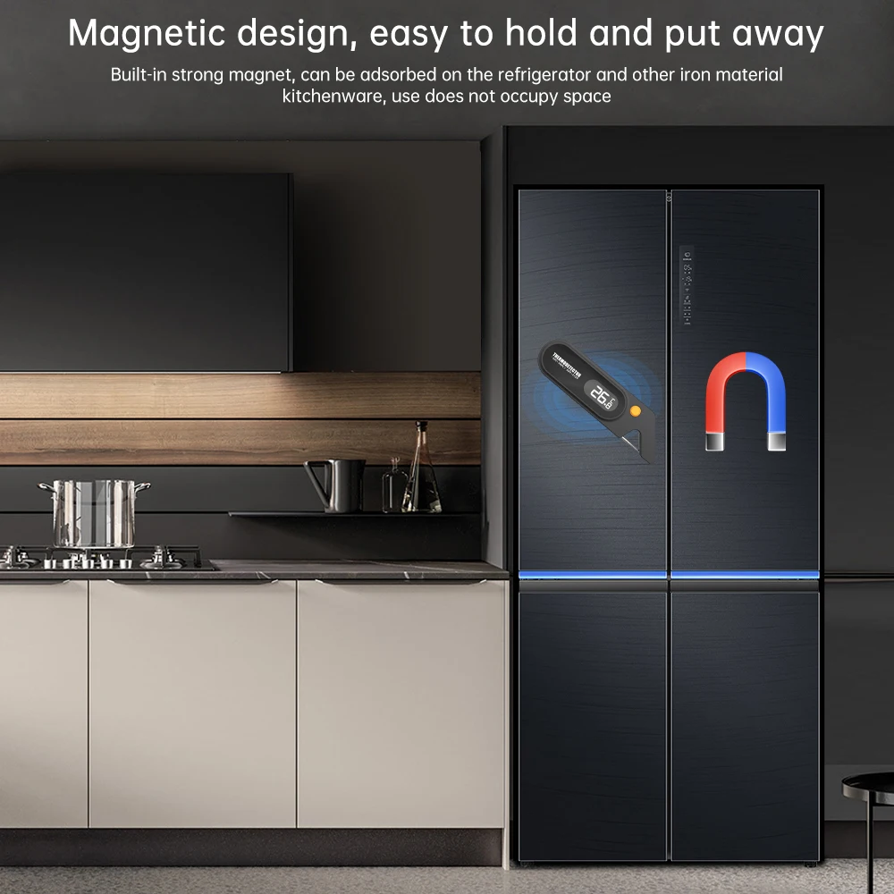 Termómetro Digital electrónico para alimentos, sonda lavable de medición rápida de temperatura para cocinar, barbacoa, herramientas de cocina,-50 ~ 300 ℃