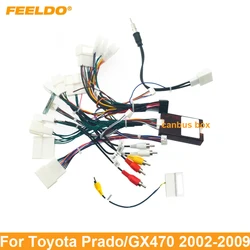 FEELDO Car Audio Wiring Harness For Lexus GX470 (02-09) Aftermarket 16pin Stereo Installation Wire Adapter