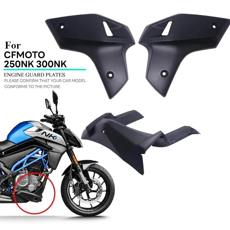 

For CFMOTO 250NK 300NK 250 300 NK Motorcycle Original Engine Guard Plate Left Right Middle Engine Protective Plastic Part Guard