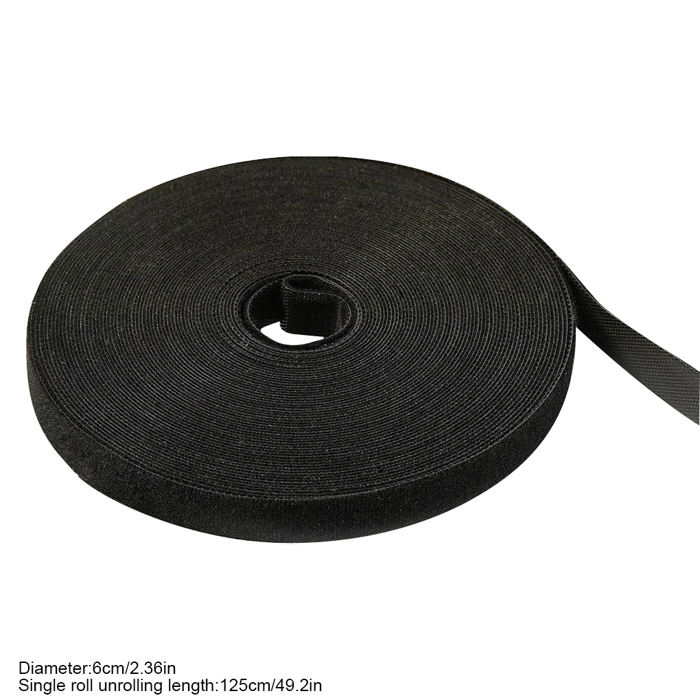 Рулонная лента для завязывания растений, регулируемая садовая универсальная черная лента