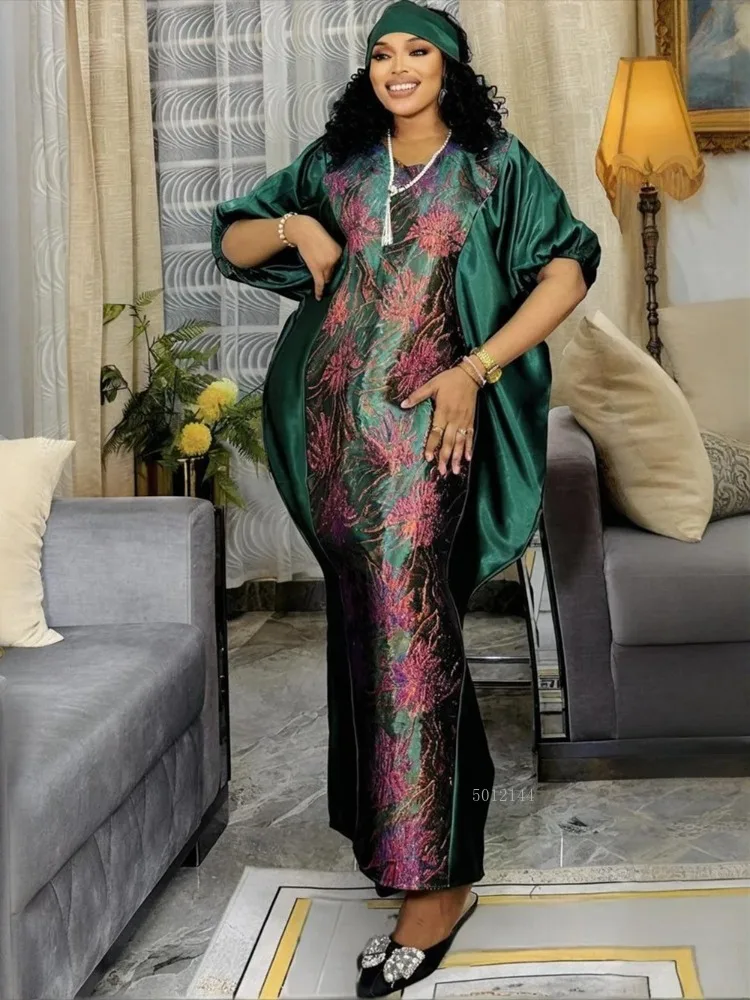 فساتين إفريقية للنساء ملابس أفريقيا التقليدية Dashiki أنقرة ملابس ثوب عبايات رداء مسلم قفطان ماكسي فستان طويل 2025