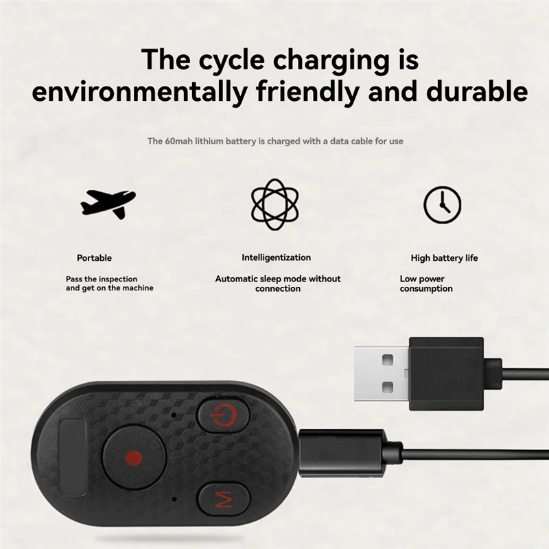 L62A بلوتوث للتحكم عن بعد للكاميرا 65Ft المدى مصراع الزناد آيفون 12-16 برو ماكس ، ل Gopro 8-12 ، أندرويد