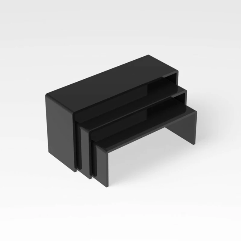 3Pcs Acrylic Display Stand for Hats and Shoes
