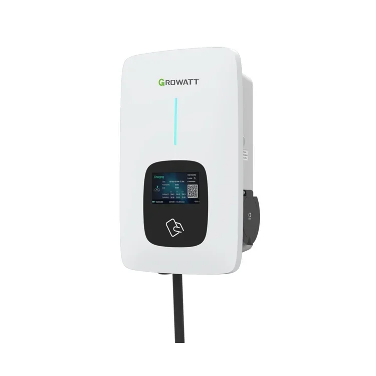 Growatt solar EV charger wallbox car charger 7kw 3.6kw single phase APP WIFI monitoring with 5m cable