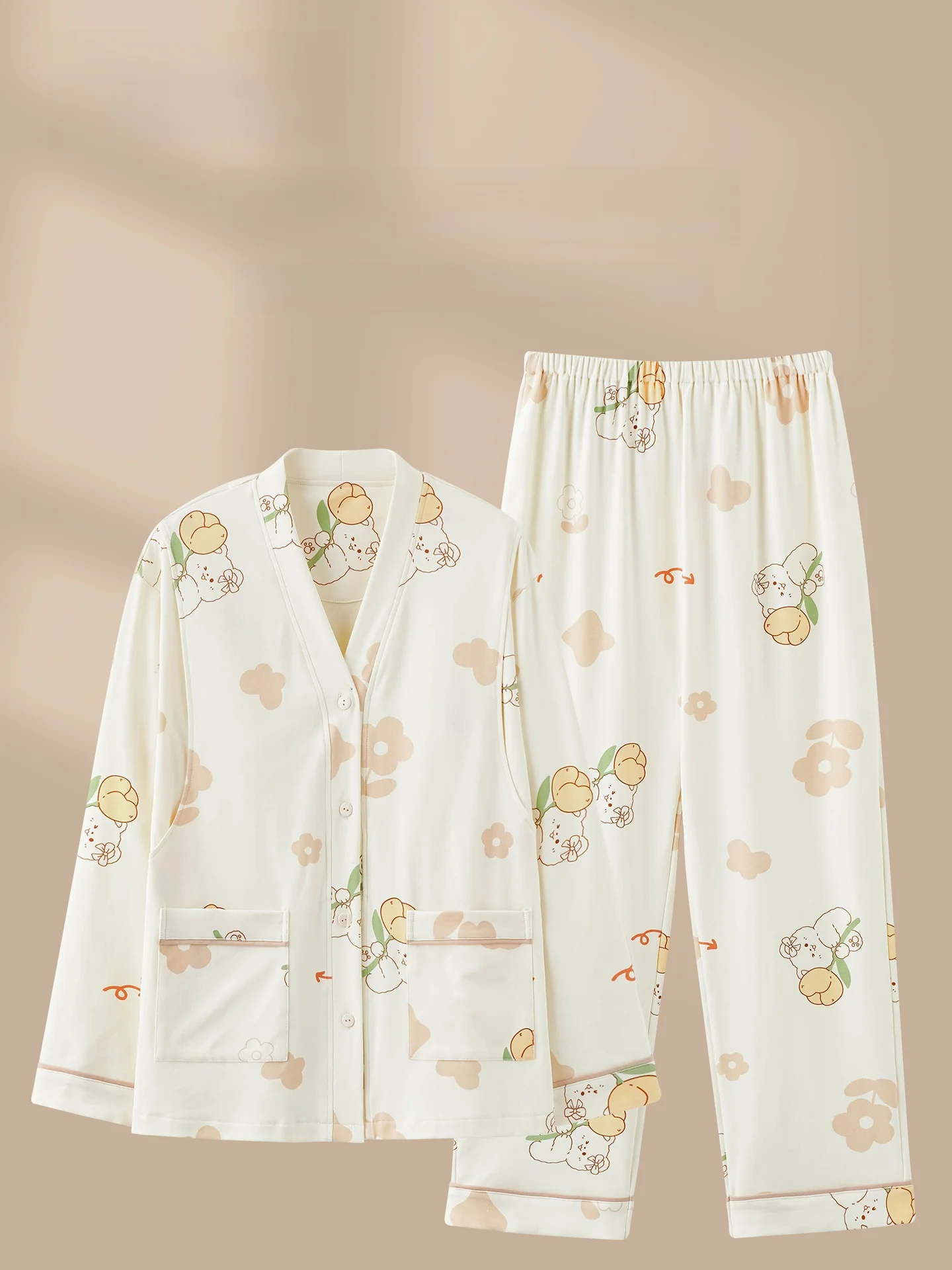 ropa-de-dormir-de-algodon-puro-ropa-fina-para-primavera-y-verano-ropa-de-maternidad-posparto-vestido-comodo-y-transpirable-de-manga-larga-con-cuello-en-v-para-mujer