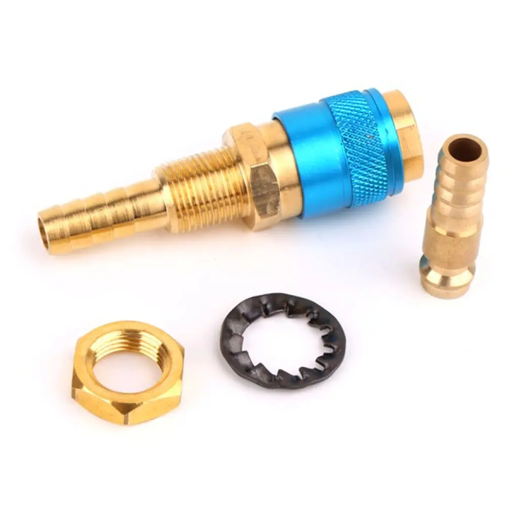 TIG Welding Applicator Quick Connector For WP17 WP18 WP26 Torch Water Gas Hose Coupling Adapter Welding Accessory