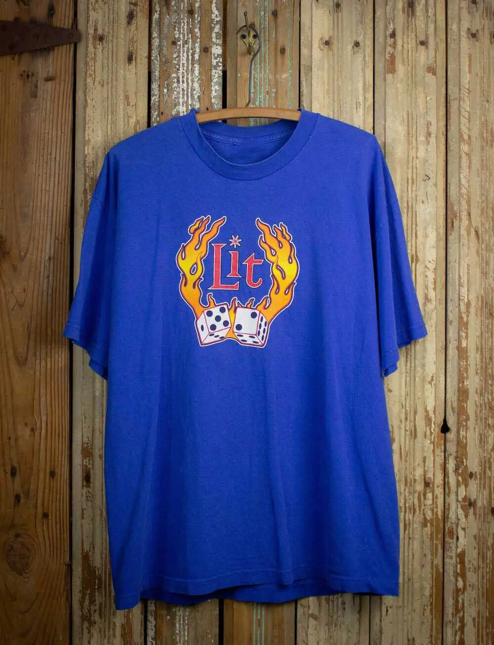 Lit Band North American Tour Concierto Azul Todos los Tamaños S-5Xl Camisa AC1377