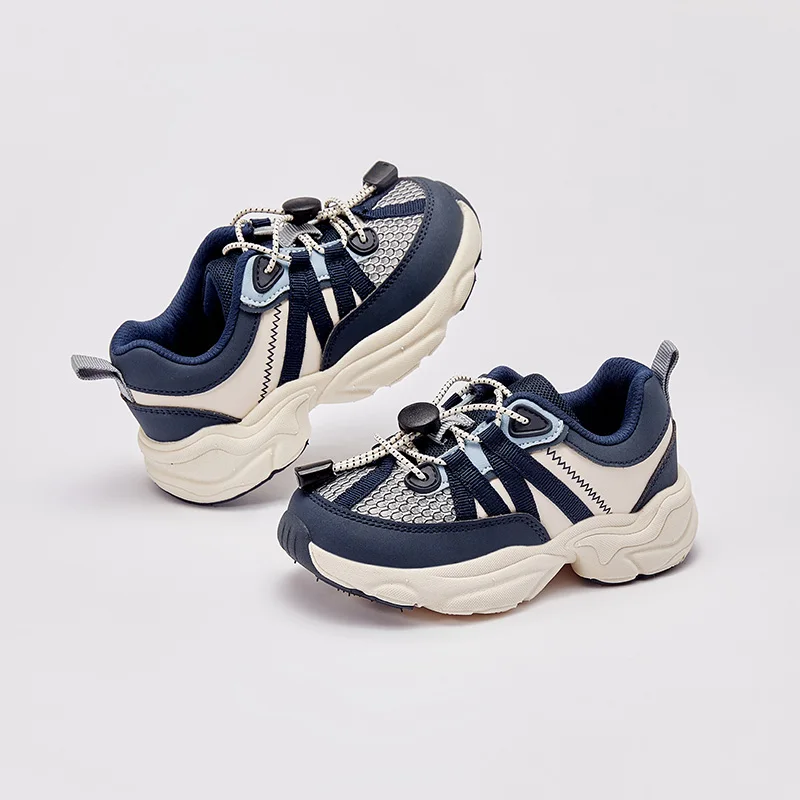 Dave Bella 2025 Children Sneakers for Boys Mesh Breathable Running Sports Shoes Kids Girls Flat Casual Shoes DB1250250