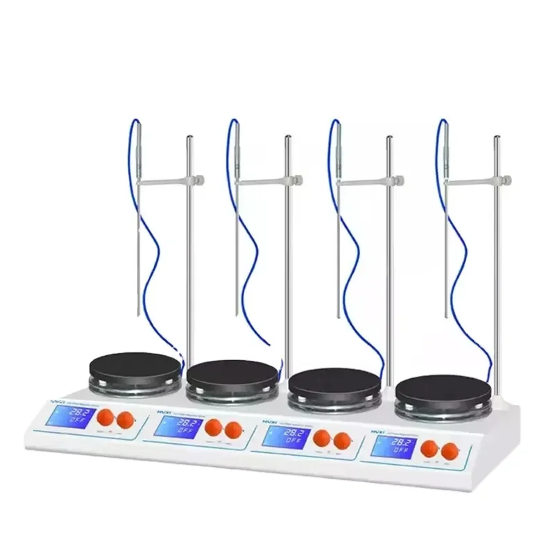 HAIJU LAB 10L 4 Multi Position 50-2000rpm Lab Hot Plate Magnetic Stirrer