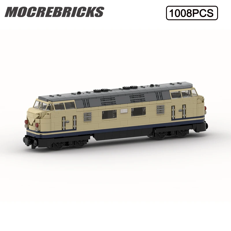 

MOC City Train Series Baureihe V200 Building Blocks Model DIY Bricks Children's Educational Toys Christmas Gift