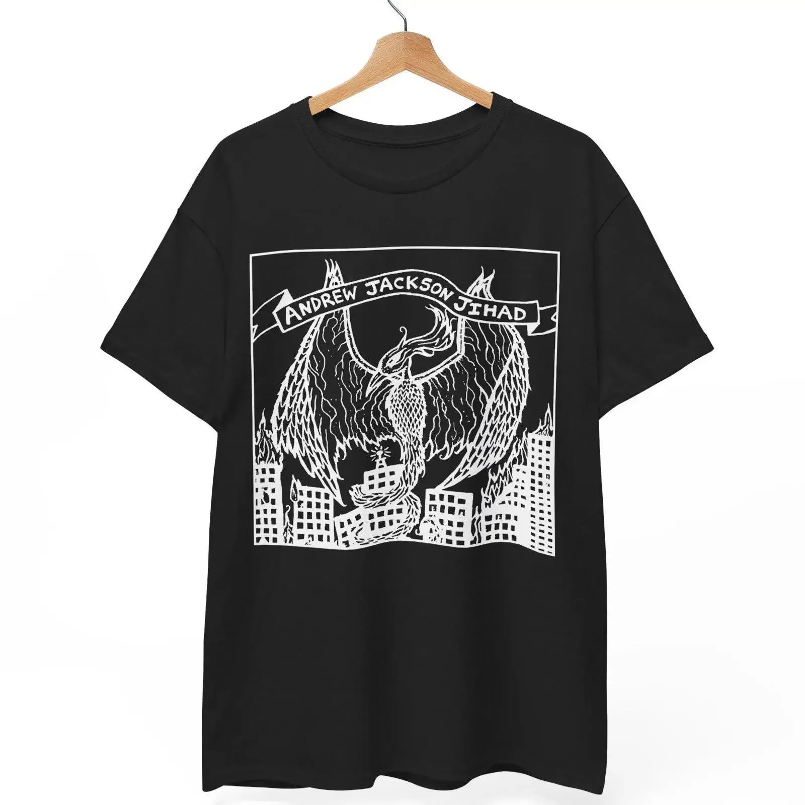 AJJ Rompilation T Shirt Phoenix Folk Punk vintage Washed Slightly homme Comfortable Stylish designer clothes Stretched