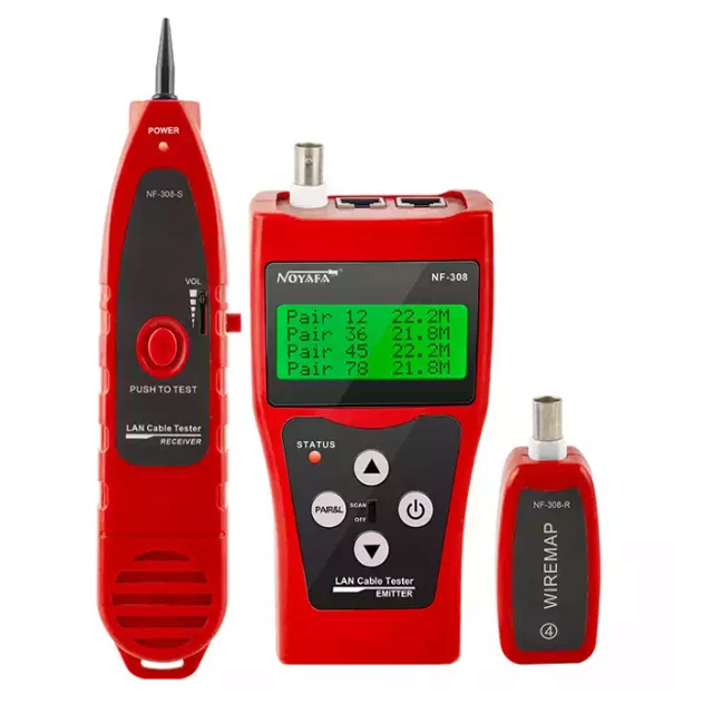 

Portable STP UTP Cable Length Measurement Tester NF-308