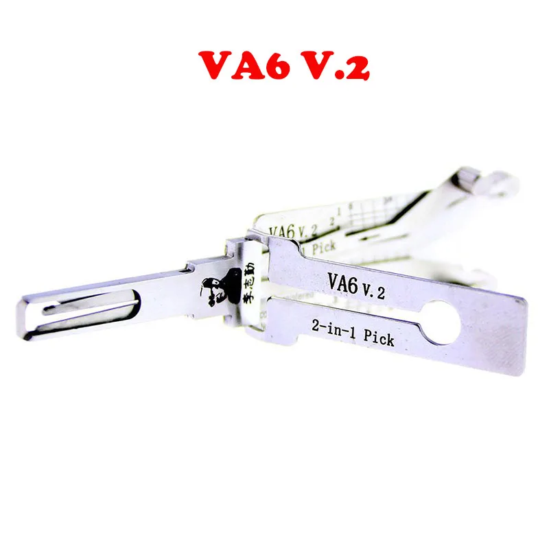 LISHI VA6 V.2 2 in 1 per Renault Citroen Dopo il 2015 Smart Quattro Denti Profondità Auto ock Pick e Decodificatore Chiave Auto Fabbro