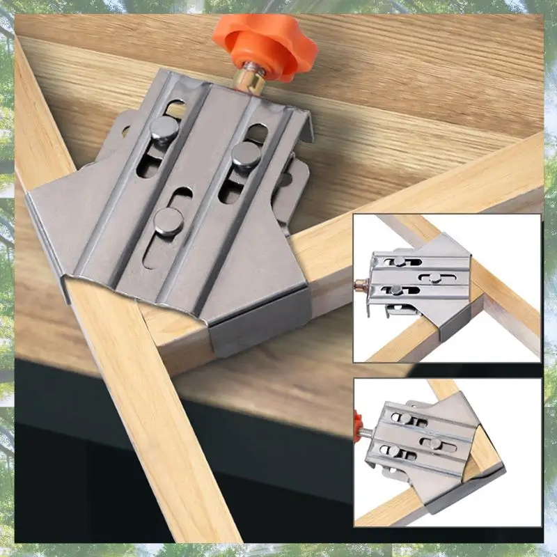 

2025 Trend 2Pc Carpenter Quick Positioning Clamp For Wood Panel Splicing 90 Degree Right Angle Fixing Clips Right Angle Clamps-O