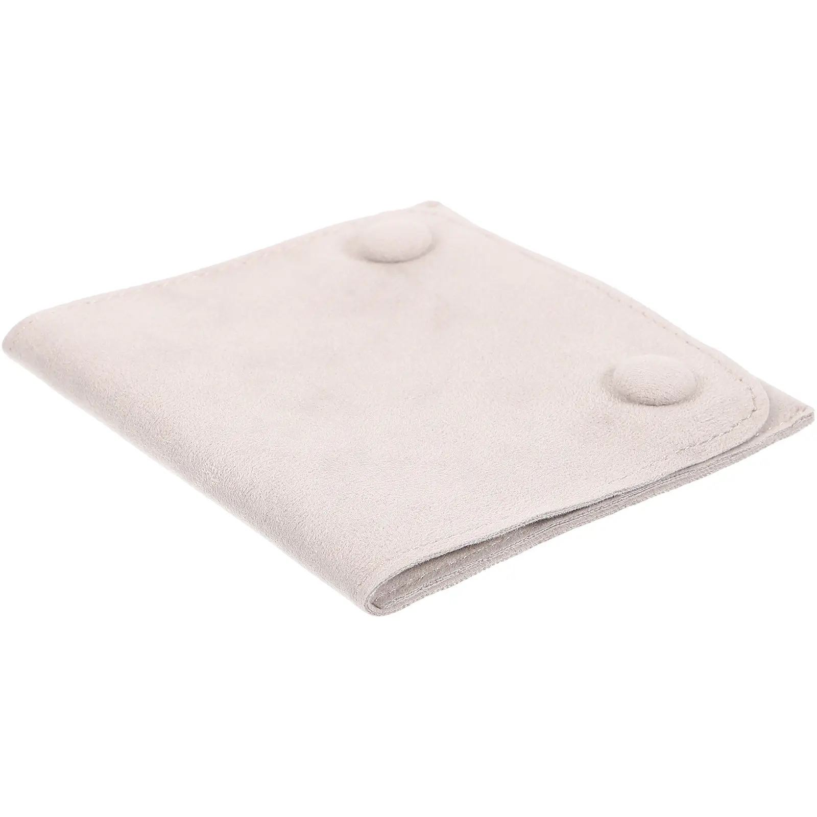 

Small Jewelry Gift Bag Premium Soft Fabric Snap Closure Elegant Simple Design for Necklaces Rings Earrings Bracelets Watch