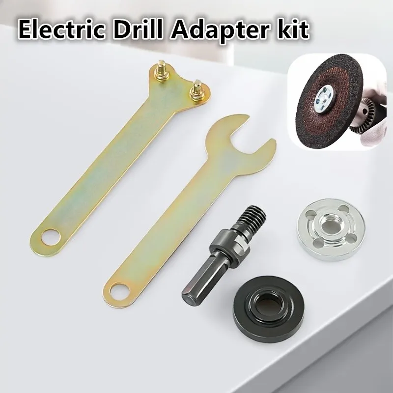 

Набор из 5 адаптеров для дрелей - хвостовик 10 мм, металлический, совместим с электроинструментами