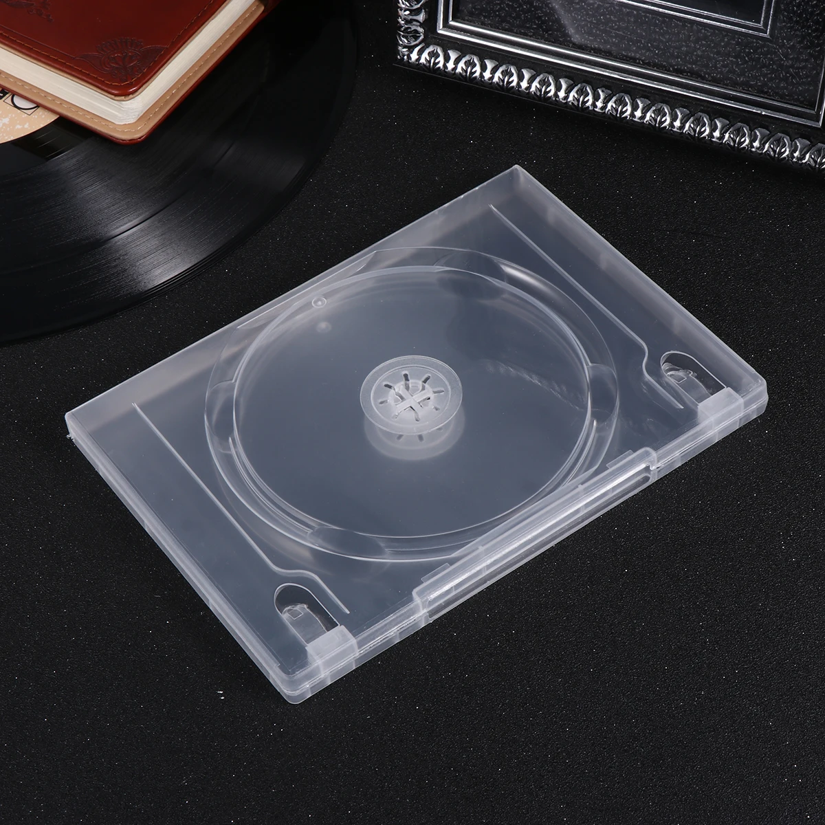 

6 PCS CD Case Portable DVD Empty Clear Cases Pocket Music Storage Disk Holder Holders Package Box