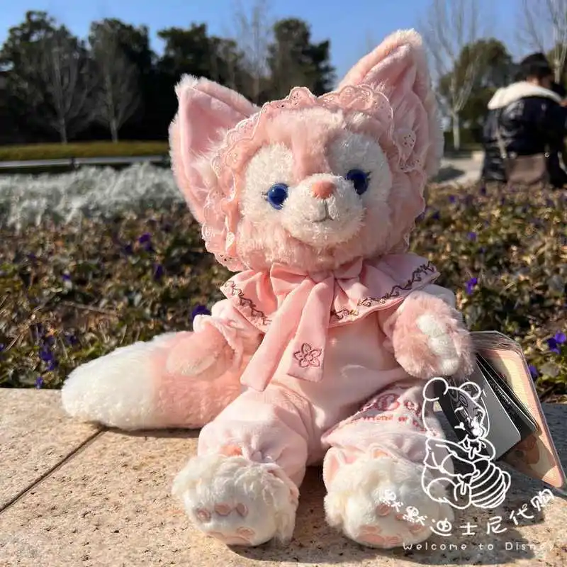 Shanghai Disneyland Nightwear Limited Edition Lina Belle Little Fox Plush Keychain Bag Pendant Plush Doll Souvenir Collection view 3