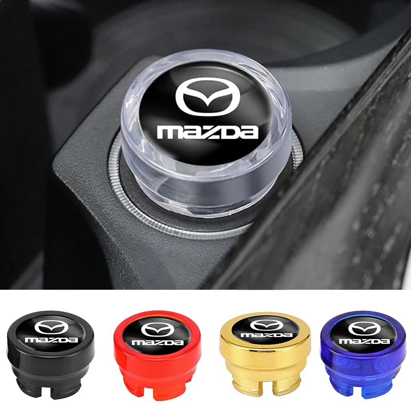 Bouchon de protection pour dispositif d'allumage automobile, couvercle décoratif, accessoires pour Mazda 3 6 CX5 2 CX3 CX9 MX5 RX8 Axela Demio Atenza