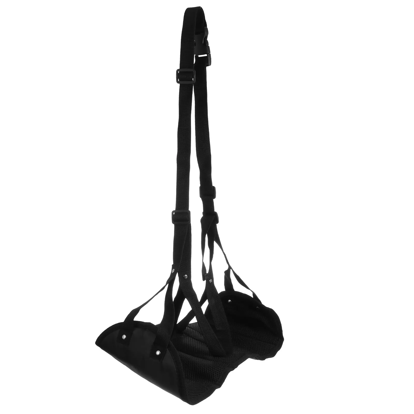 1Pcs Footrest Hammock for Airplane Travel Office Desk Adjustable Foot Hanger Portable Foot Rest Strap Comfortable Memory Foam