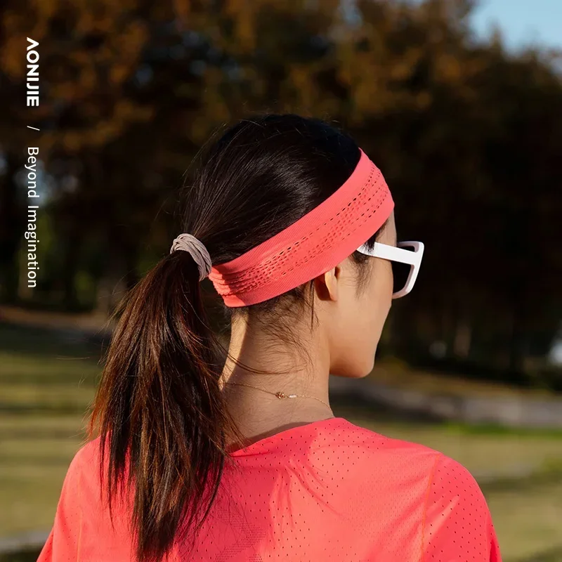 AONIJIE E4423 Workout Sports Headband Non-slip Sweatband Wrist Band Soft Stretchy Bandana Running Yoga Gym Fitness Running