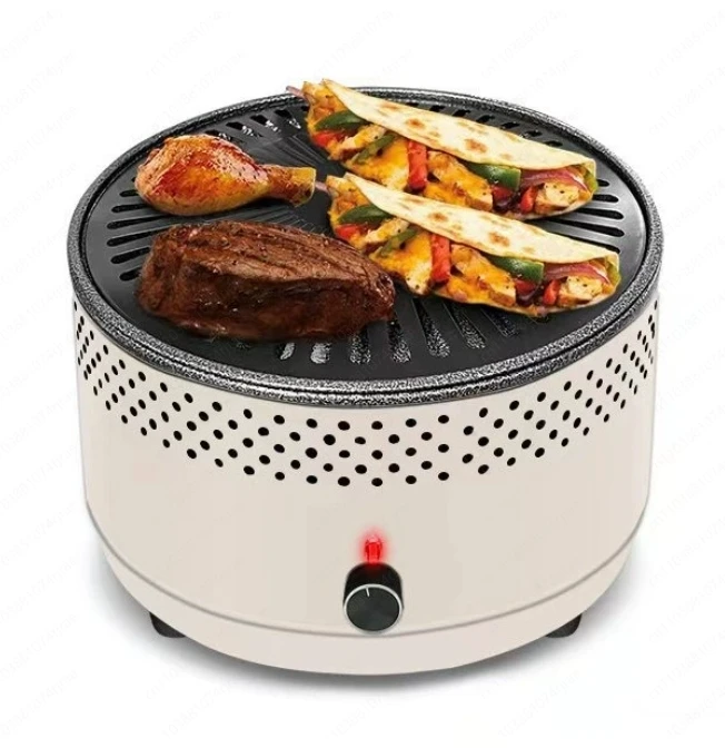 Máquina de barbacoa sin humo para exteriores, estufa de parrilla de carbón para acampar, placa de barbacoa multifuncional, Grelha Churrasco, novedad de 2025