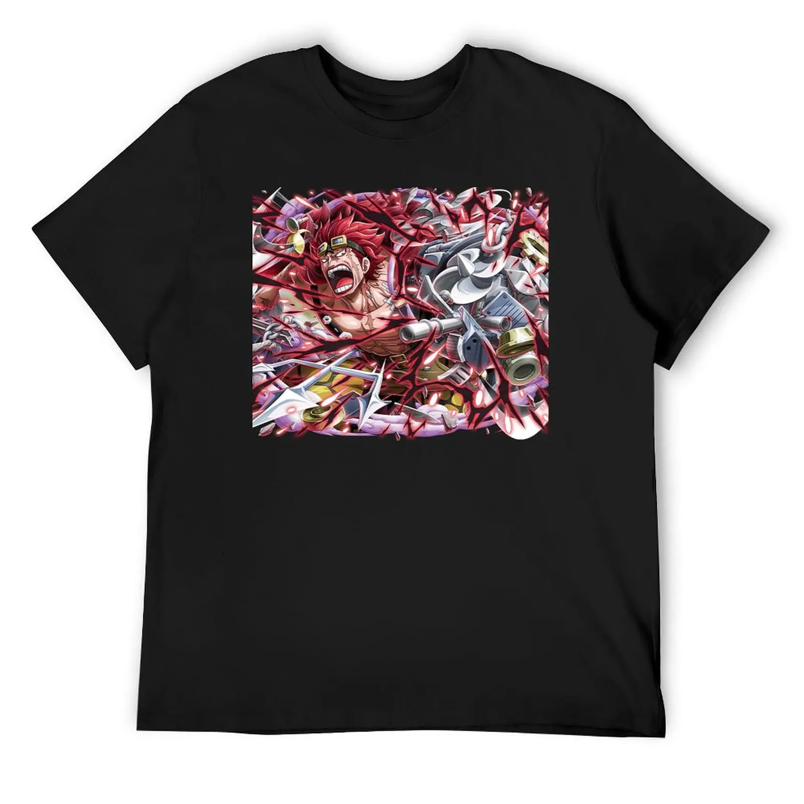 

Eustass Captain Kid T-Shirt vintage tees Anime t-shirt blacks mens funny t shirts