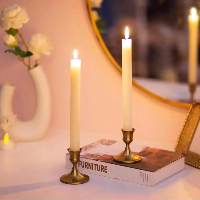 *1/2/3Pcs Vintage Elegant Metal Tabletop Candle Holders For Wedding Anniversary Home And Hotel Church Candlestick Decoration view 4