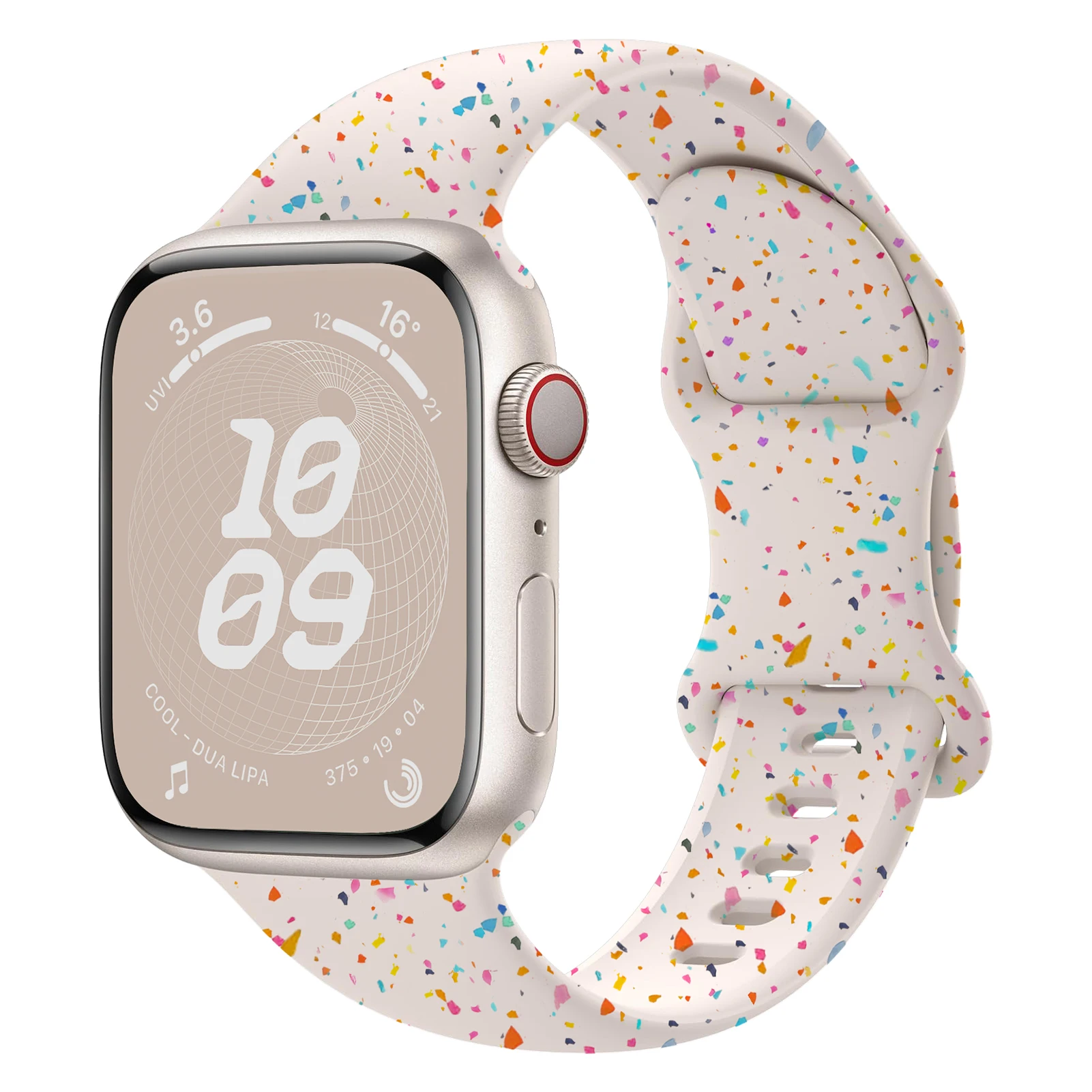 

Спортивная силиконовая петля для Apple Watch ремешок 40 мм 45 мм 44 мм 41 мм 38 мм 49 мм Мягкий браслет iwatch Series 9 8 7 6 5 3 SE Ultra 2 ремешок